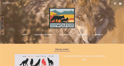 Desktop Screenshot of gcwolfrecovery.org